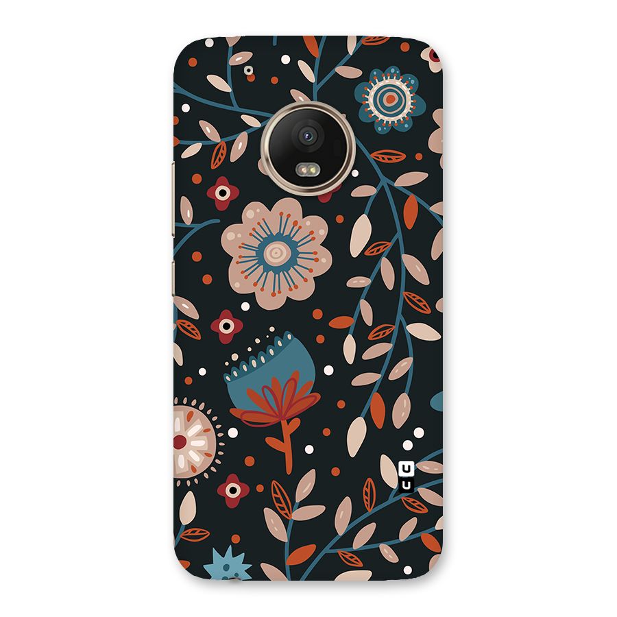 Nordic Arts Flowery Space Back Case for Moto G5 Plus