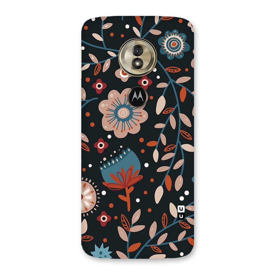 Nordic Arts Flowery Space Back Case for Moto G6 Play