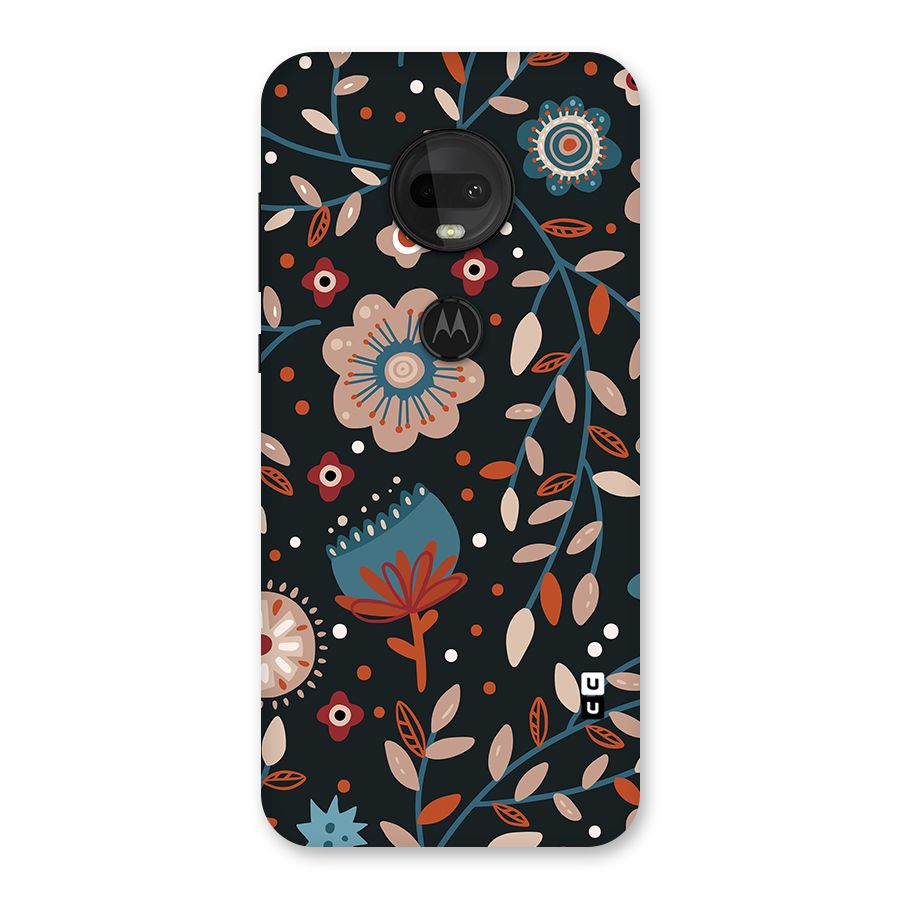Nordic Arts Flowery Space Back Case for Moto G7
