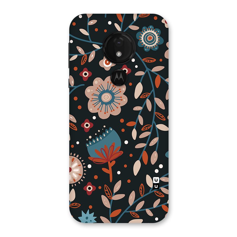 Nordic Arts Flowery Space Back Case for Moto G7 Power