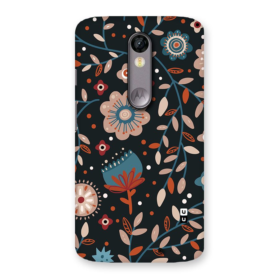 Nordic Arts Flowery Space Back Case for Moto X Force