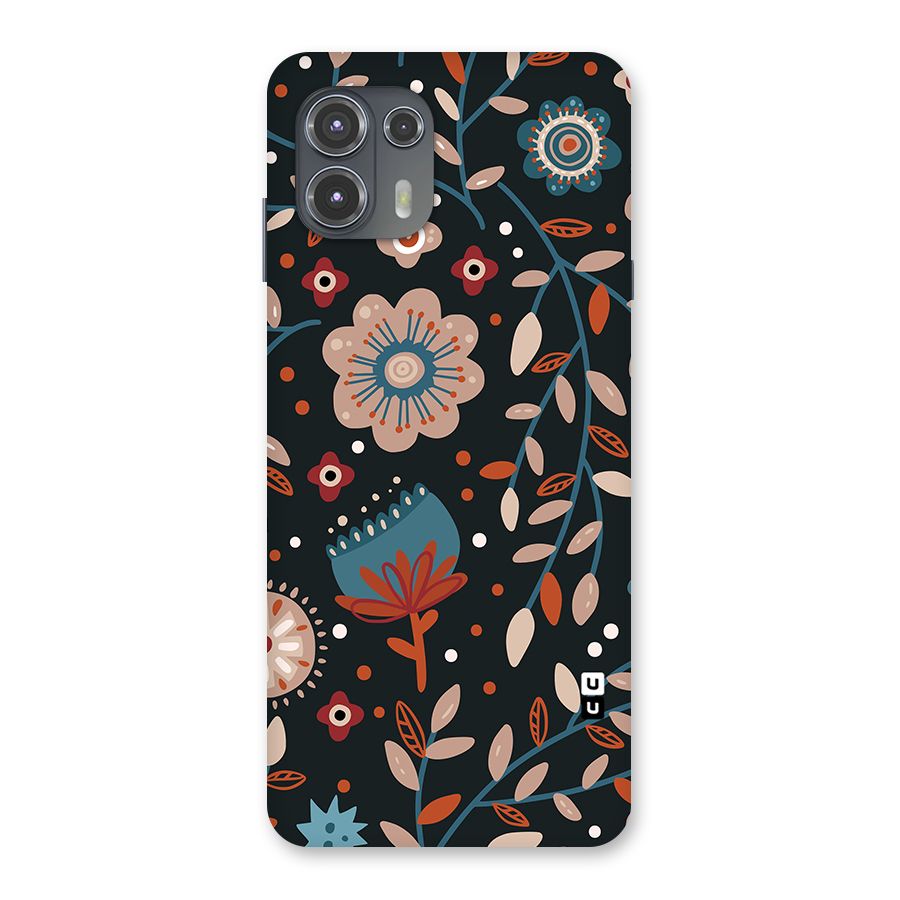 Nordic Arts Flowery Space Back Case for Motorola Edge 20 Fusion