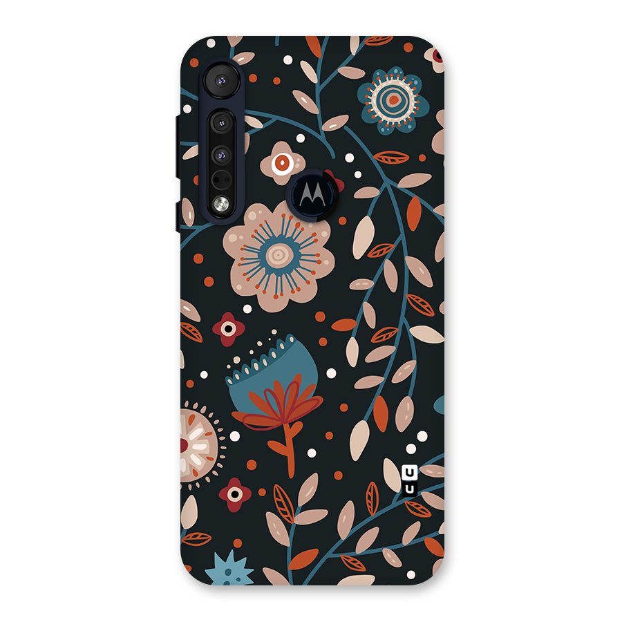 Nordic Arts Flowery Space Back Case for Motorola One Macro