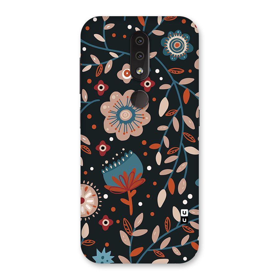 Nordic Arts Flowery Space Back Case for Nokia 4.2