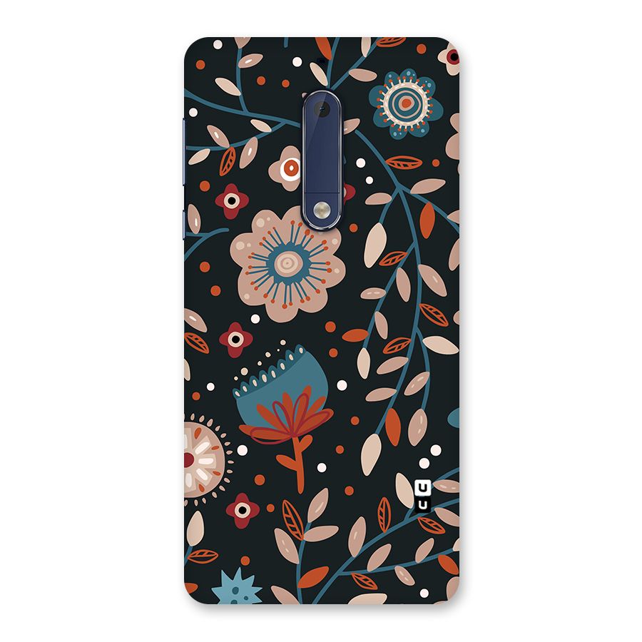Nordic Arts Flowery Space Back Case for Nokia 5