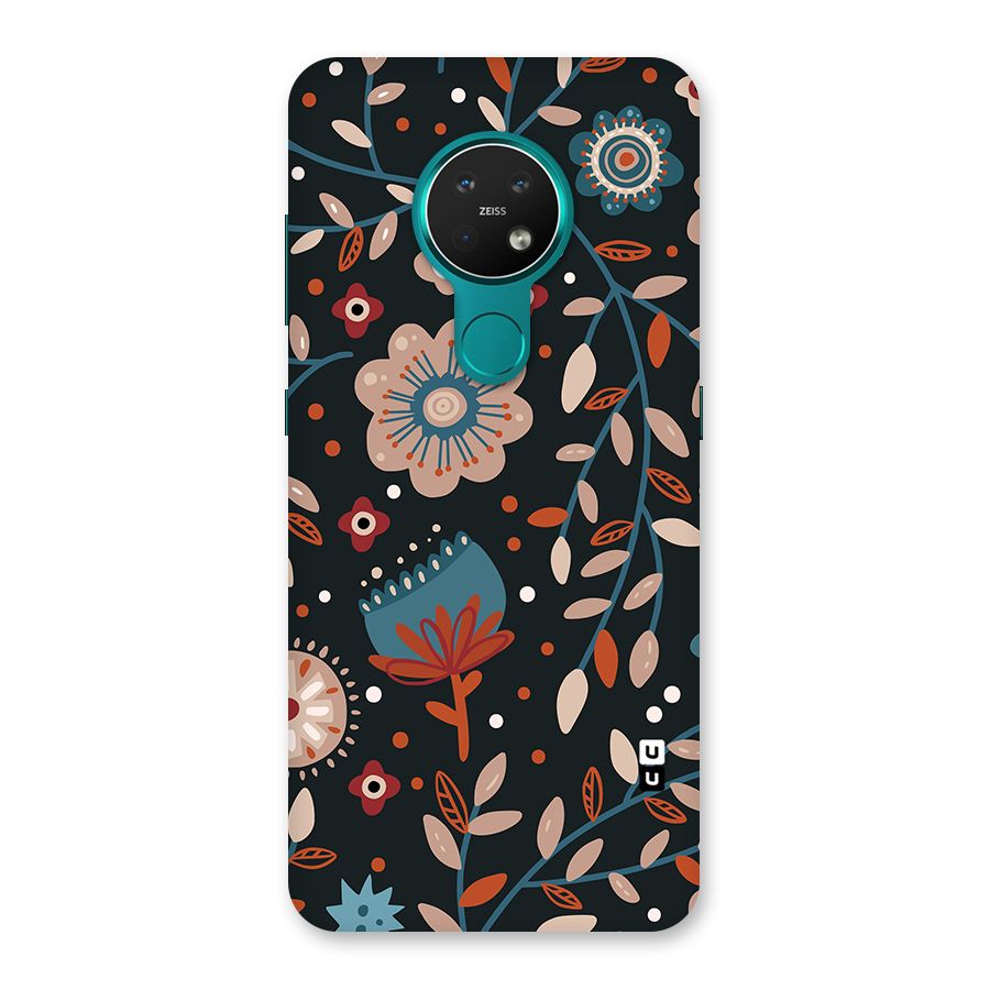 Nordic Arts Flowery Space Back Case for Nokia 7.2