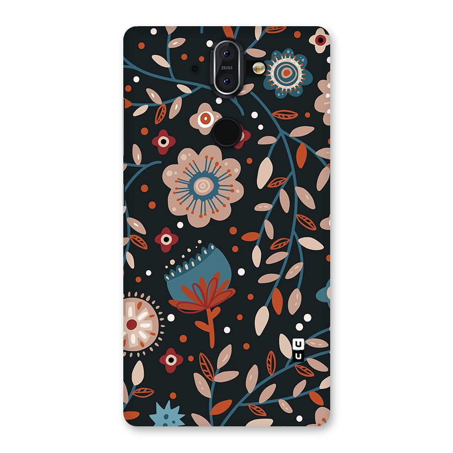 Nordic Arts Flowery Space Back Case for Nokia 8 Sirocco