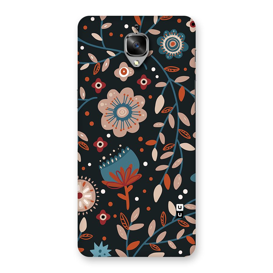 Nordic Arts Flowery Space Back Case for OnePlus 3