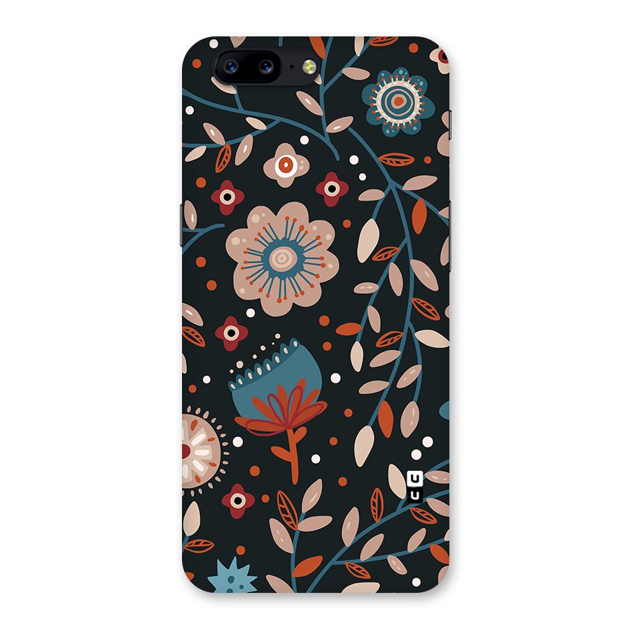 Nordic Arts Flowery Space Back Case for OnePlus 5