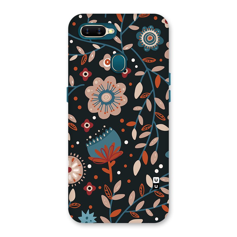 Nordic Arts Flowery Space Back Case for Oppo A12s