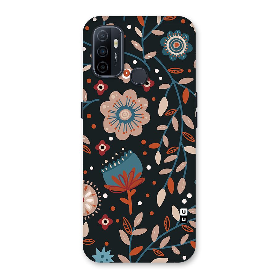 Nordic Arts Flowery Space Back Case for Oppo A32