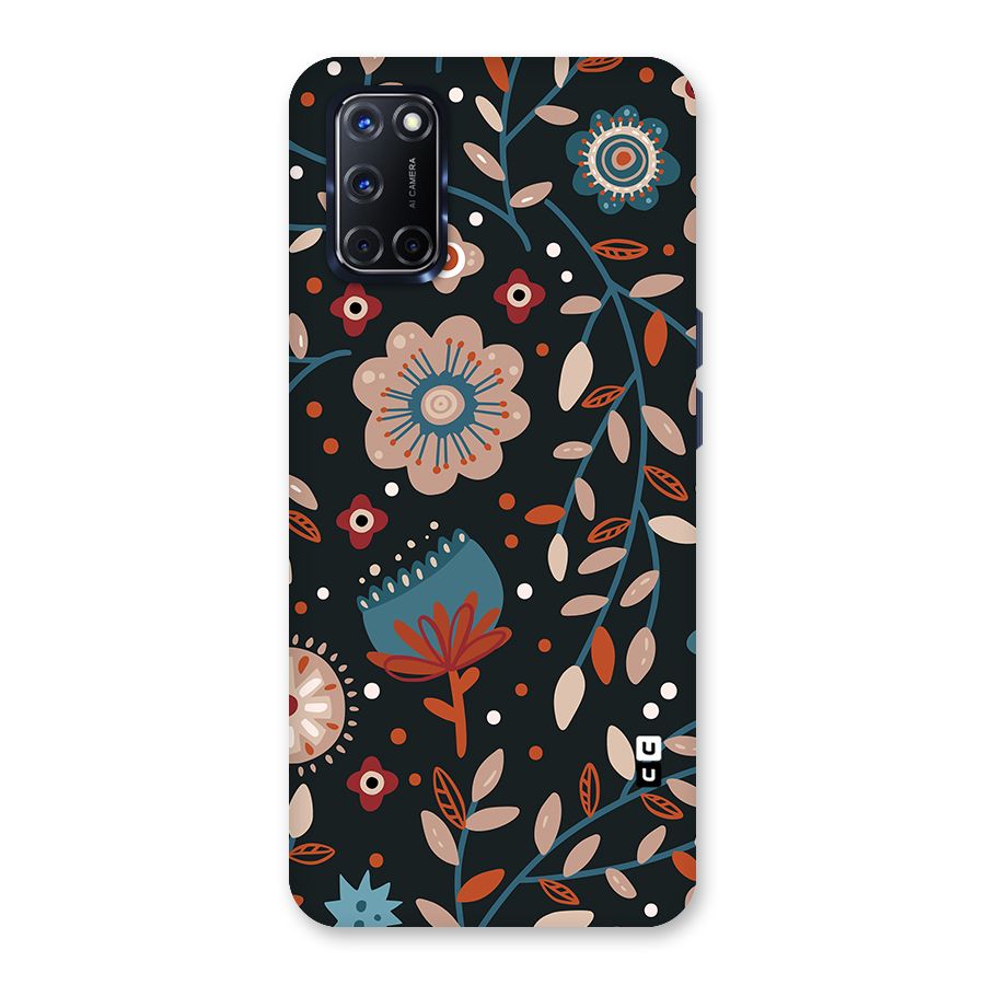 Nordic Arts Flowery Space Back Case for Oppo A52