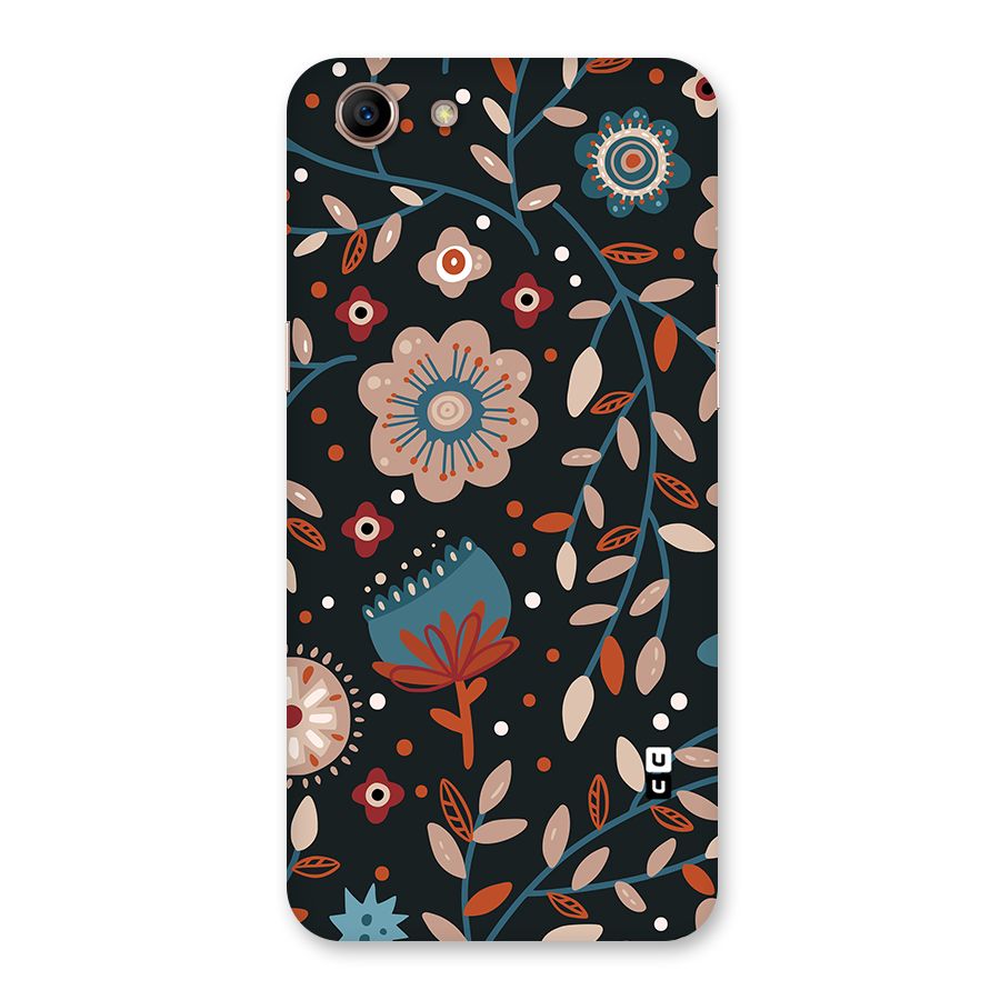 Nordic Arts Flowery Space Back Case for Oppo A83 (2018)
