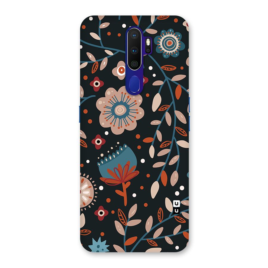 Nordic Arts Flowery Space Back Case for Oppo A9 (2020)