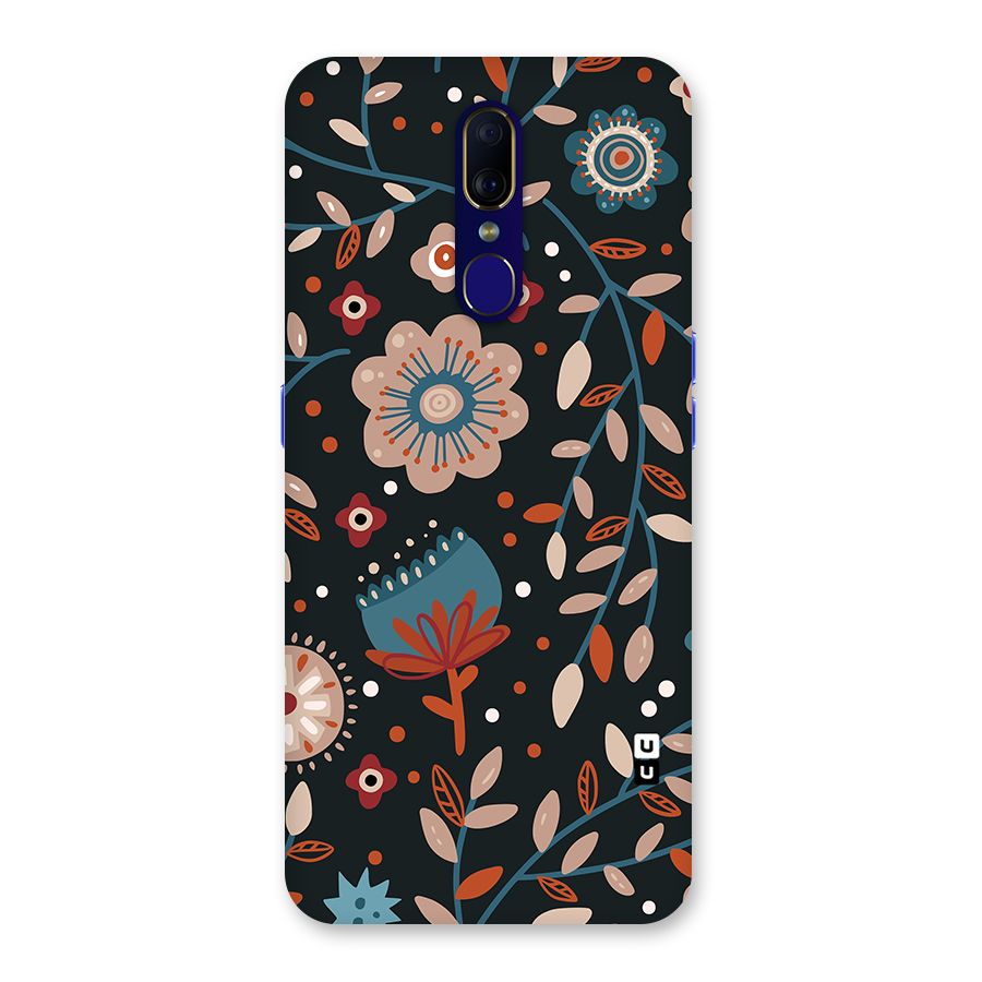 Nordic Arts Flowery Space Back Case for Oppo F11