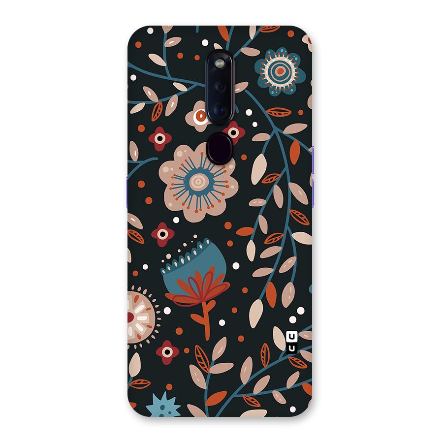 Nordic Arts Flowery Space Back Case for Oppo F11 Pro