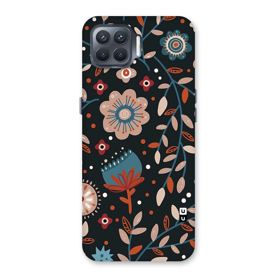 Nordic Arts Flowery Space Back Case for Oppo F17 Pro