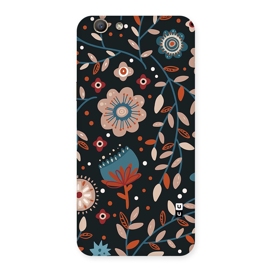 Nordic Arts Flowery Space Back Case for Oppo F1s