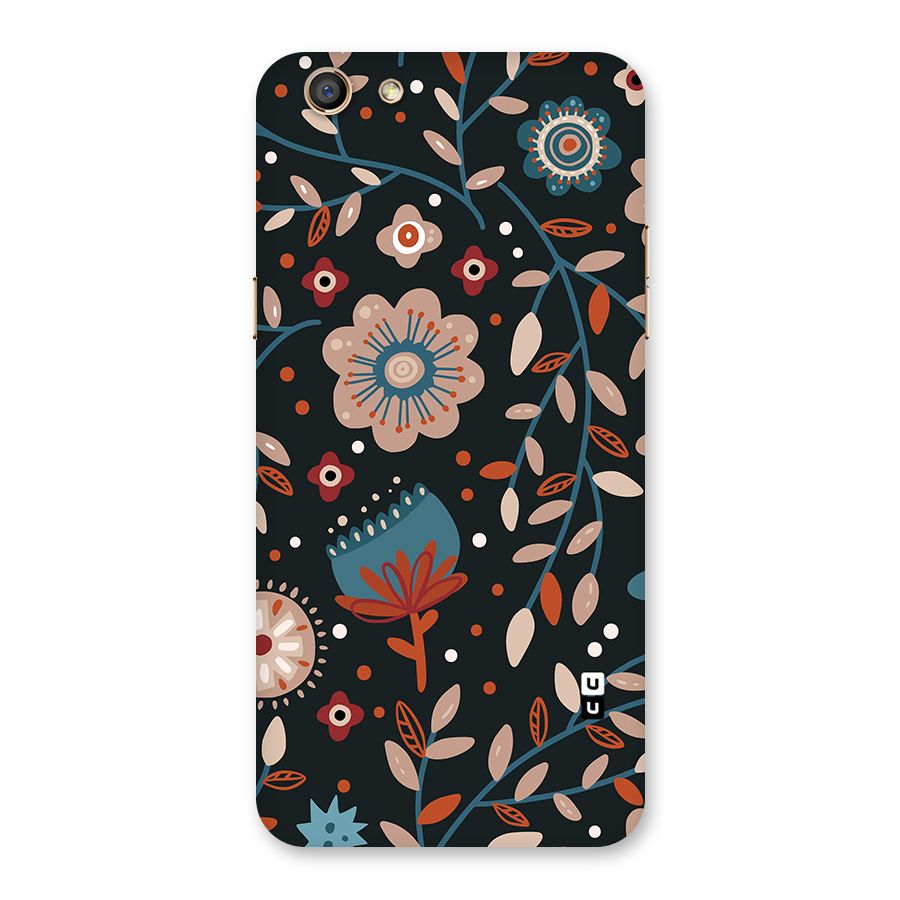 Nordic Arts Flowery Space Back Case for Oppo F3