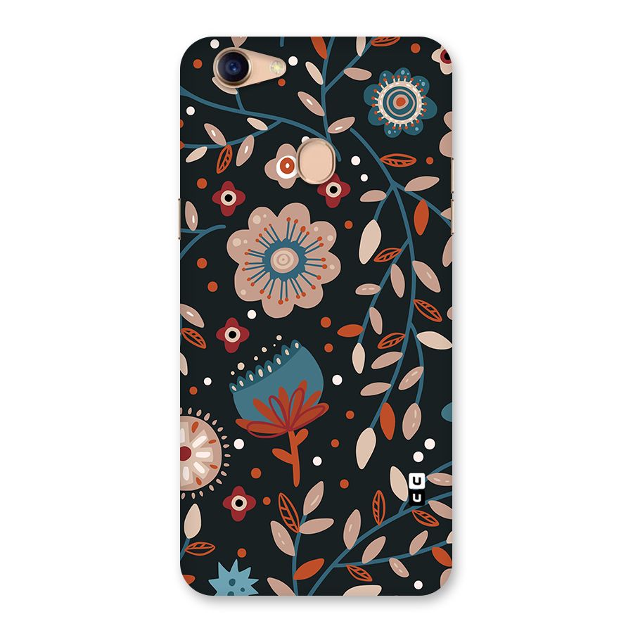 Nordic Arts Flowery Space Back Case for Oppo F5 Youth