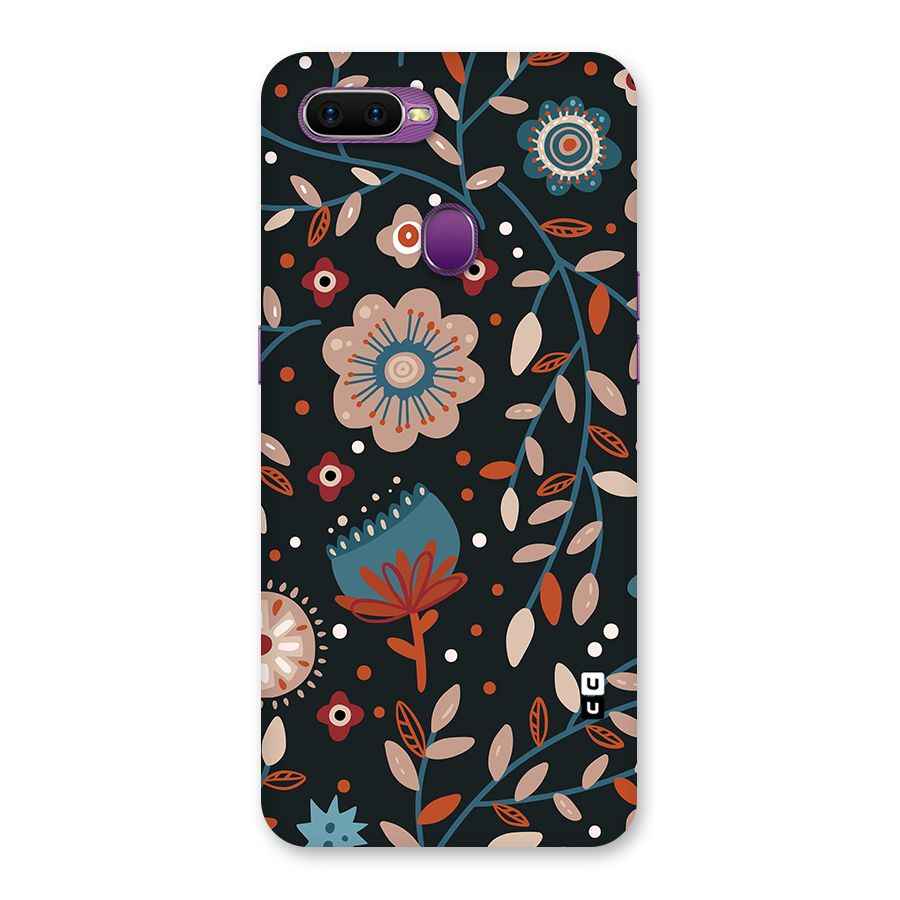 Nordic Arts Flowery Space Back Case for Oppo F9