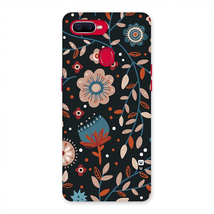 Nordic Arts Flowery Space Back Case for Oppo F9 Pro