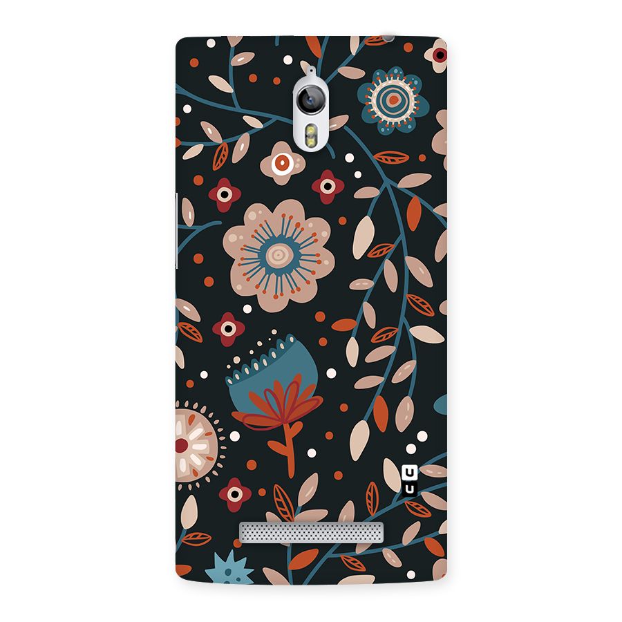 Nordic Arts Flowery Space Back Case for Oppo Find 7