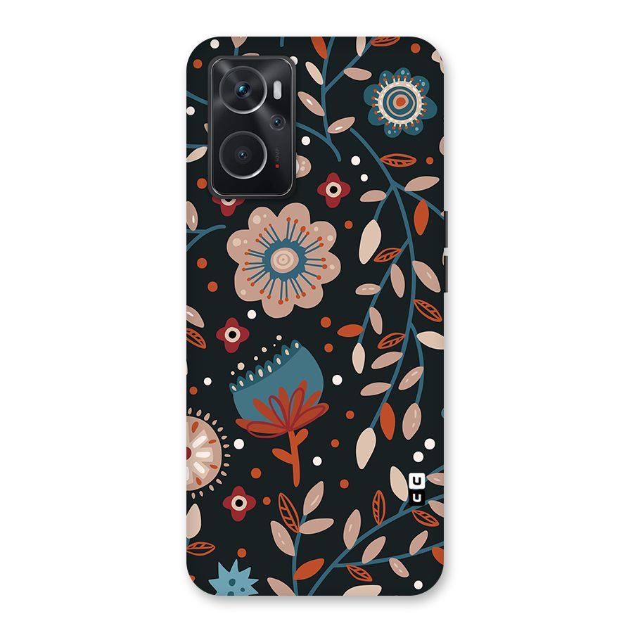Nordic Arts Flowery Space Back Case for Oppo K10 4G