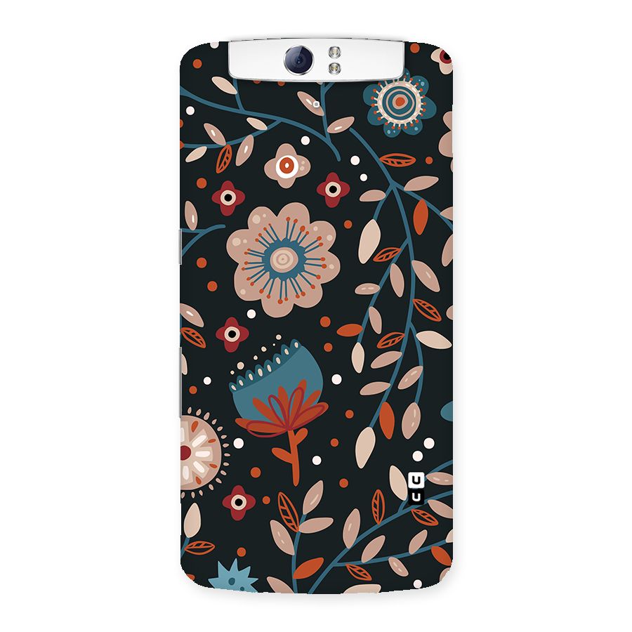 Nordic Arts Flowery Space Back Case for Oppo N1