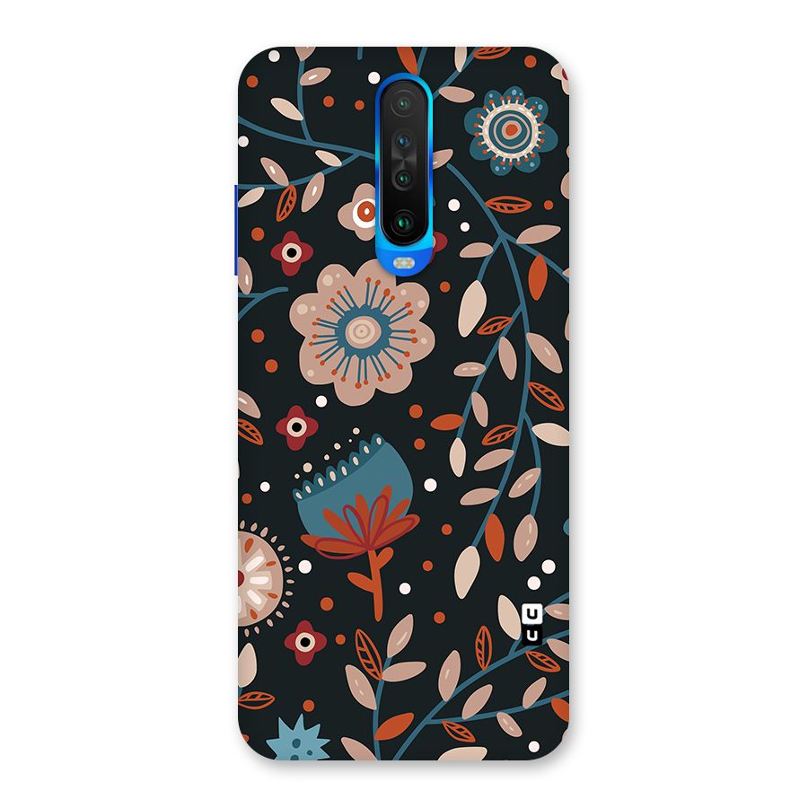 Nordic Arts Flowery Space Back Case for Poco X2