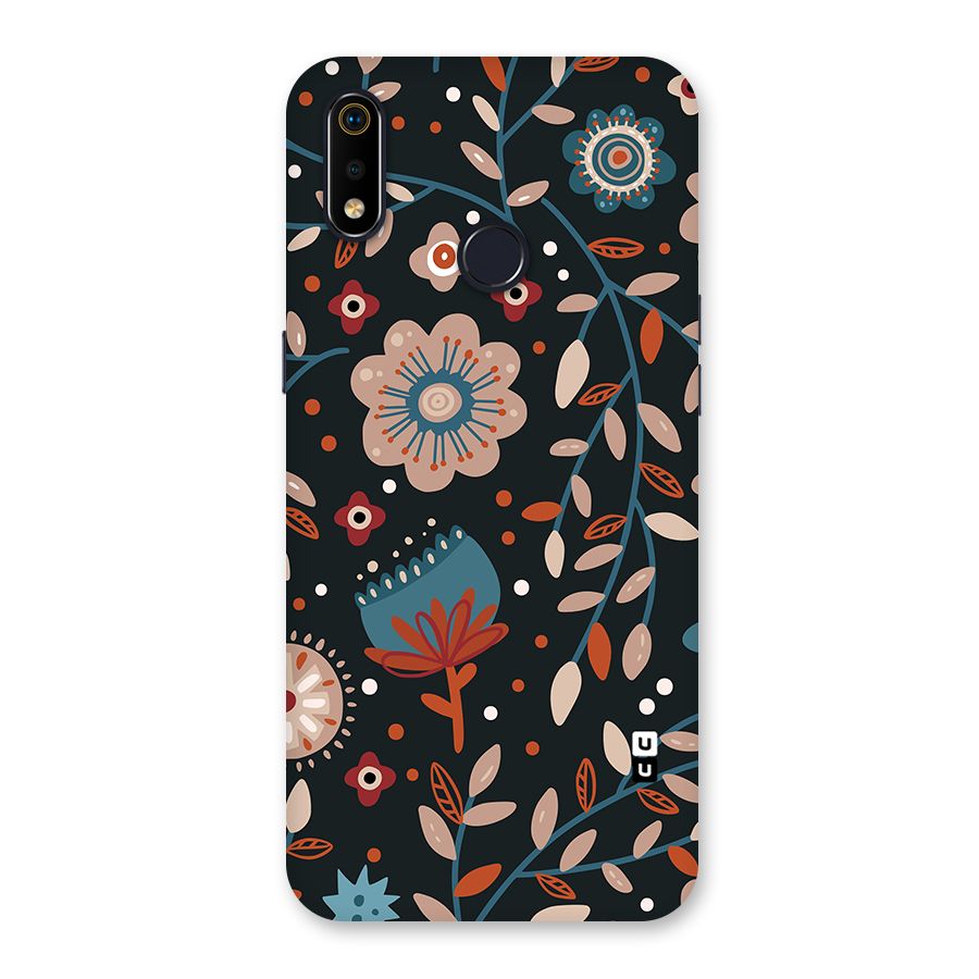 Nordic Arts Flowery Space Back Case for Realme 3i