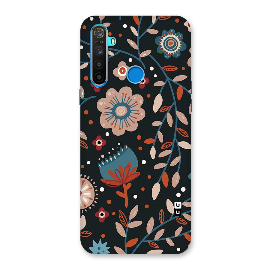 Nordic Arts Flowery Space Back Case for Realme 5