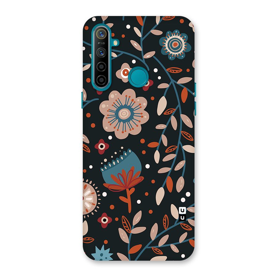 Nordic Arts Flowery Space Back Case for Realme 5i