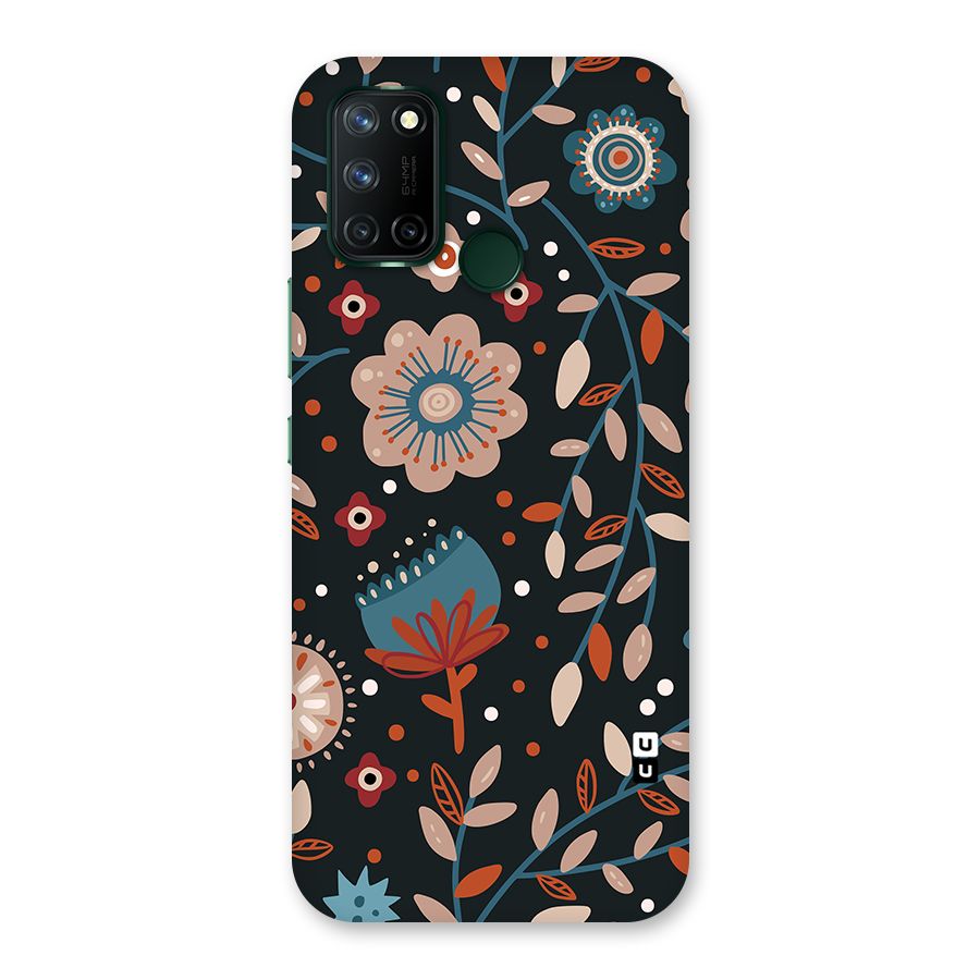 Nordic Arts Flowery Space Back Case for Realme 7i