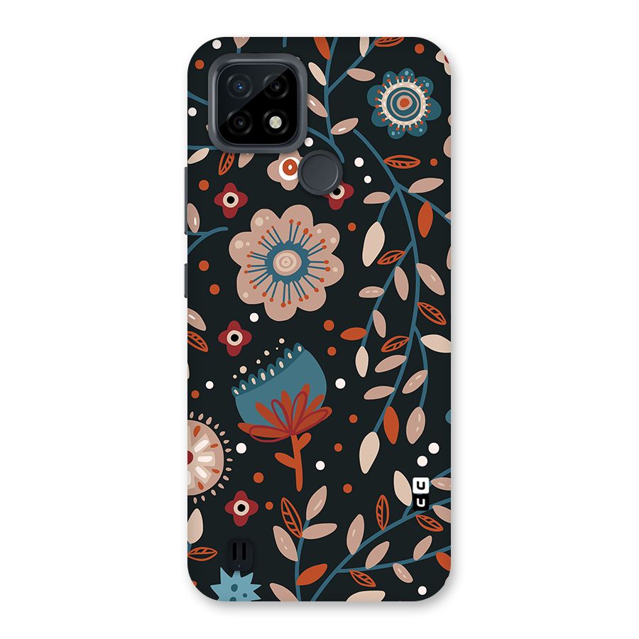 Nordic Arts Flowery Space Back Case for Realme C21