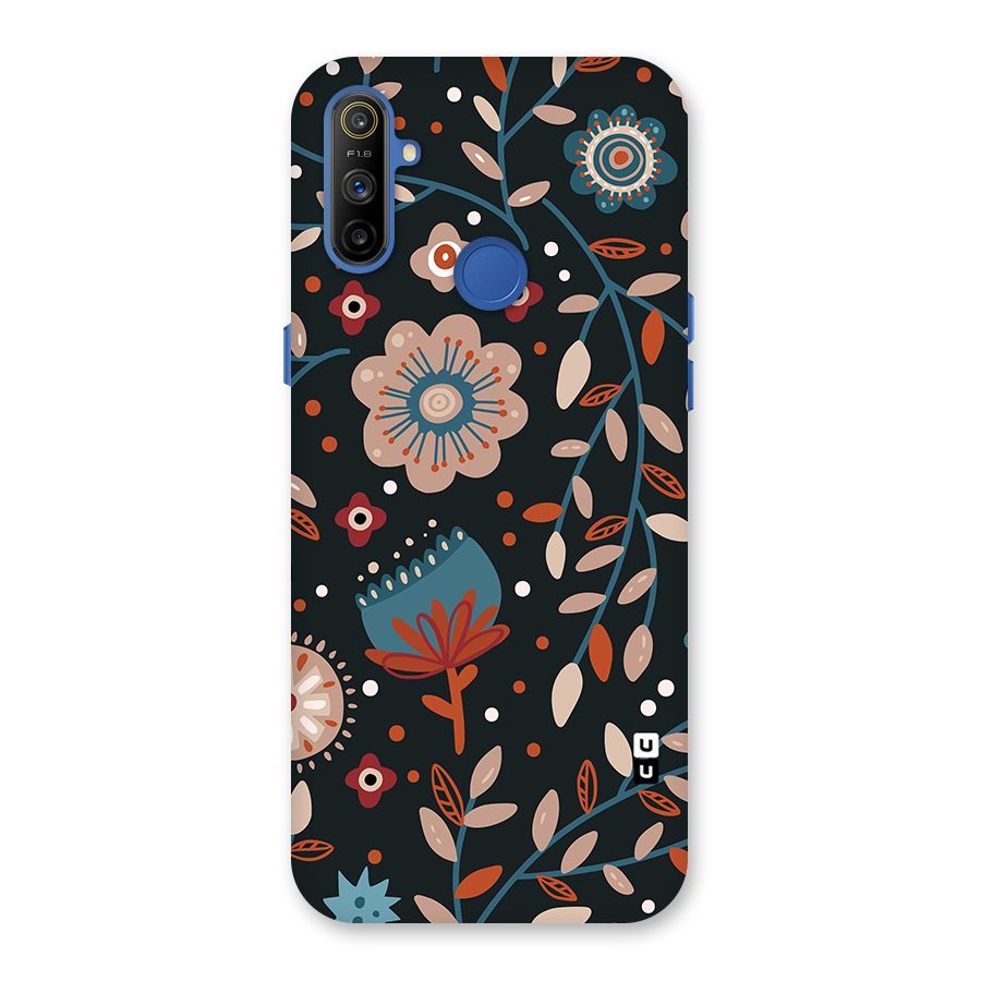 Nordic Arts Flowery Space Back Case for Realme Narzo 10A