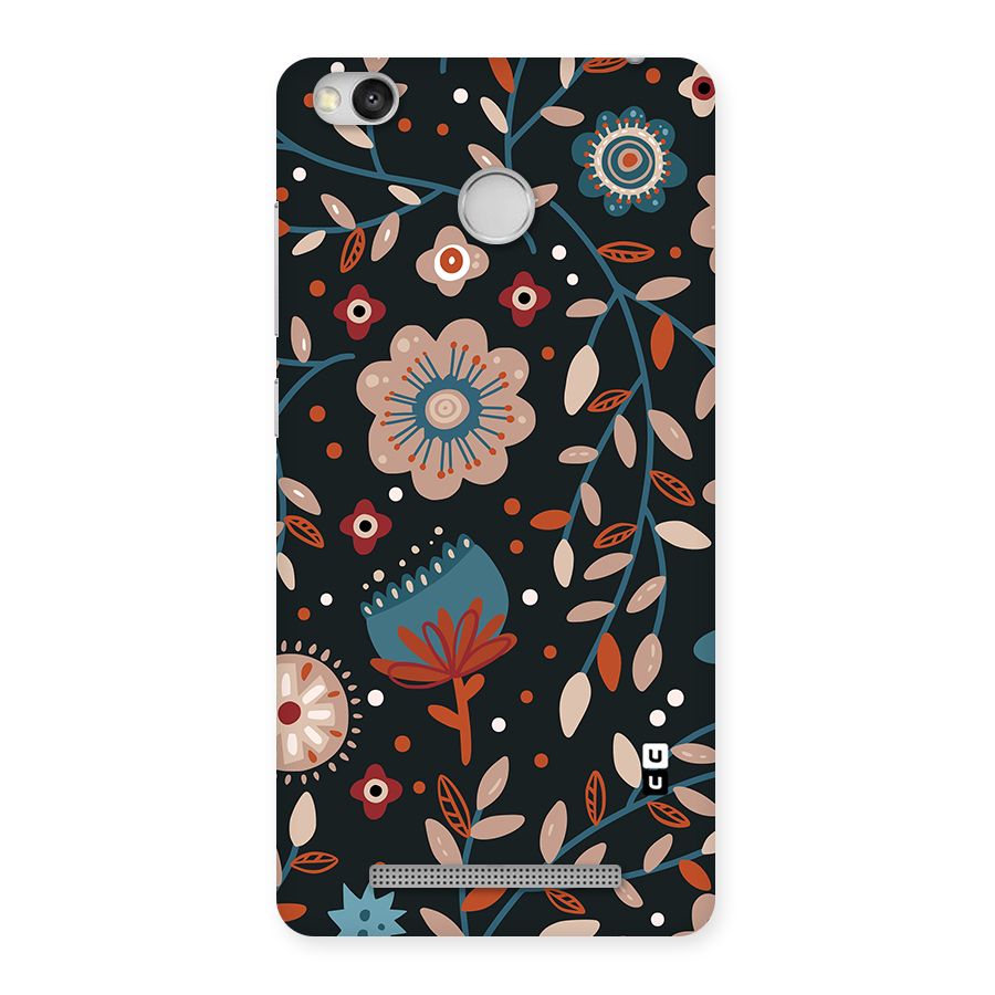 Nordic Arts Flowery Space Back Case for Redmi 3S Prime