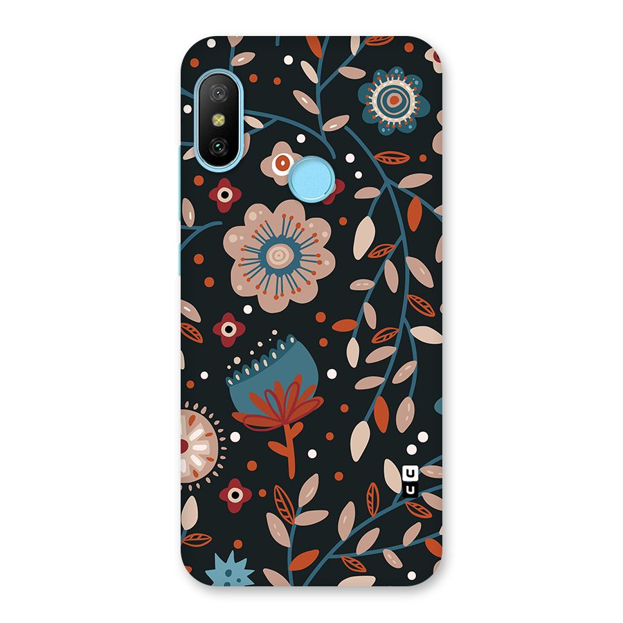 Nordic Arts Flowery Space Back Case for Redmi 6 Pro