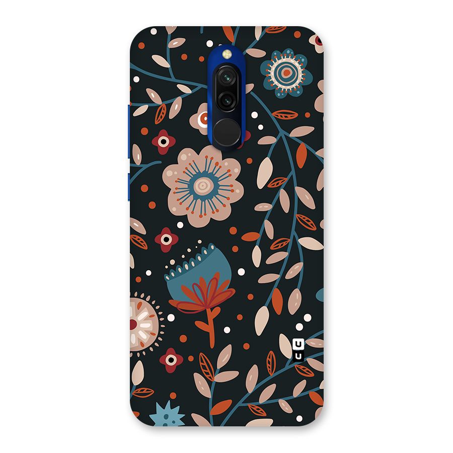 Nordic Arts Flowery Space Back Case for Redmi 8