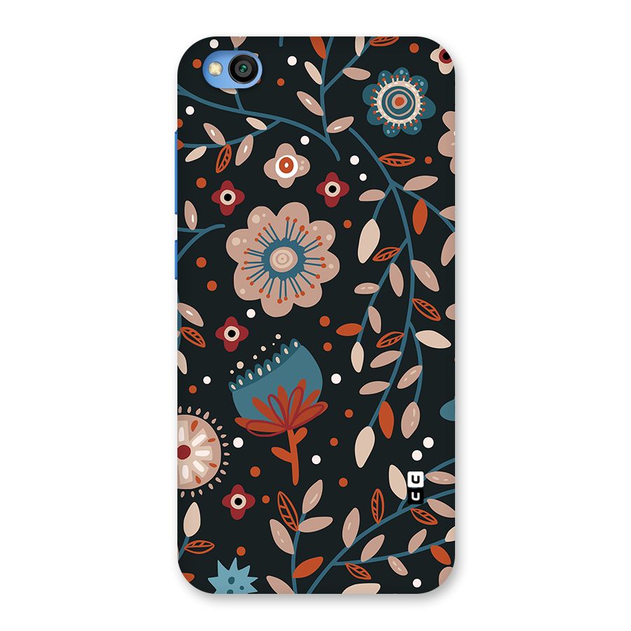 Nordic Arts Flowery Space Back Case for Redmi Go