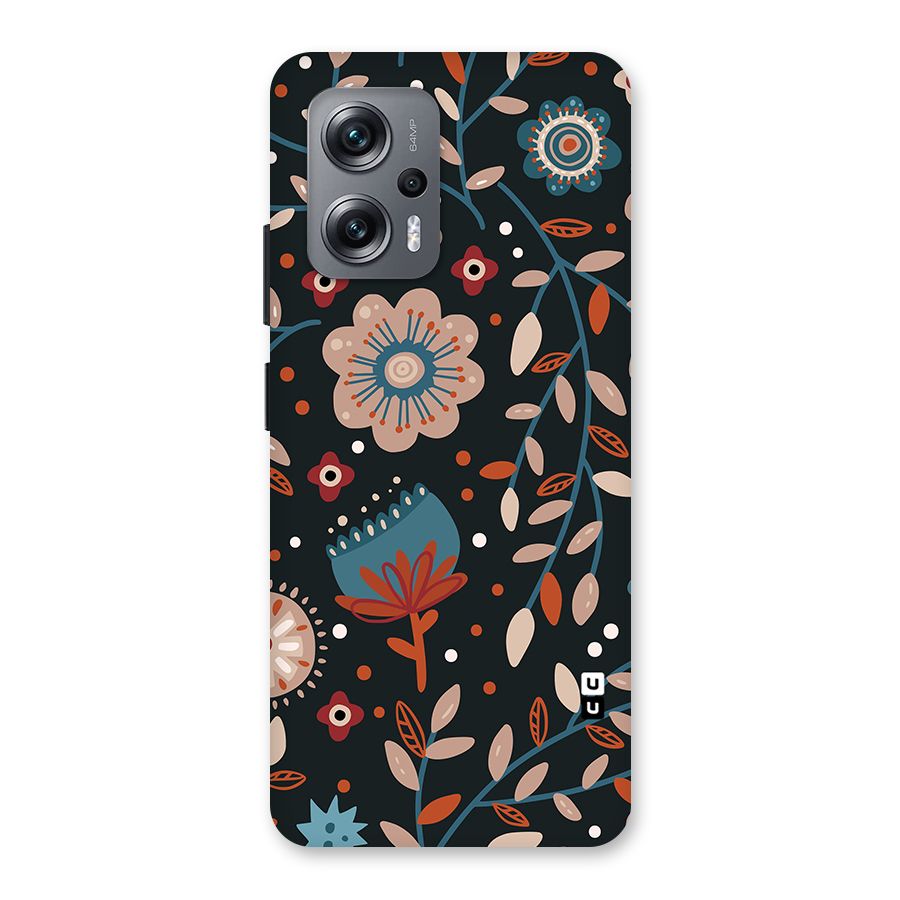 Nordic Arts Flowery Space Back Case for Redmi K50i