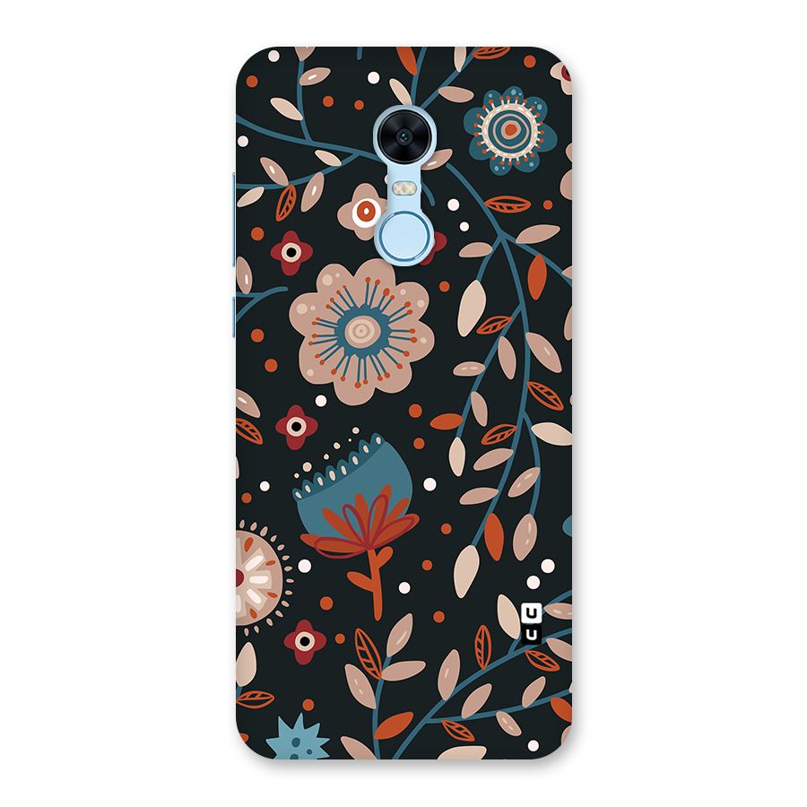 Nordic Arts Flowery Space Back Case for Redmi Note 5