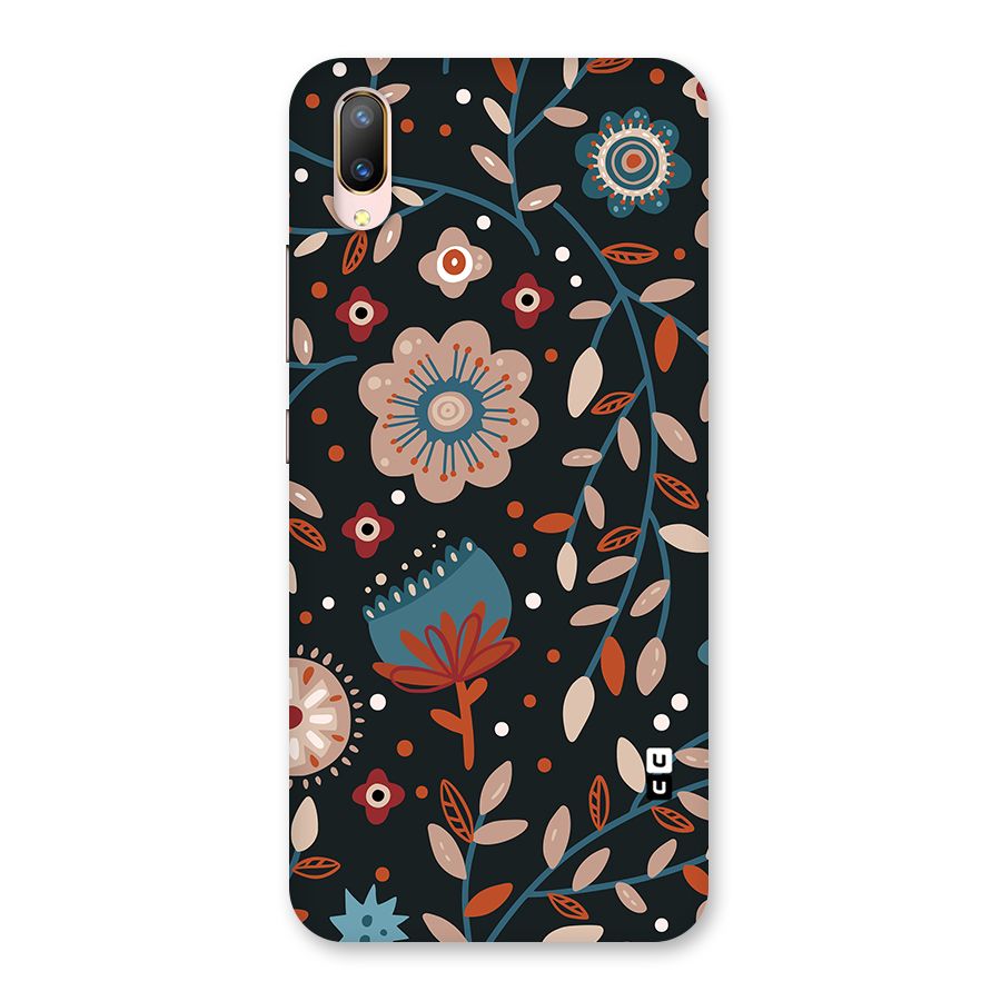 Nordic Arts Flowery Space Back Case for Vivo V11 Pro