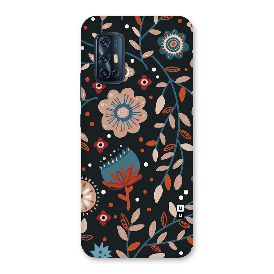 Nordic Arts Flowery Space Back Case for Vivo V17