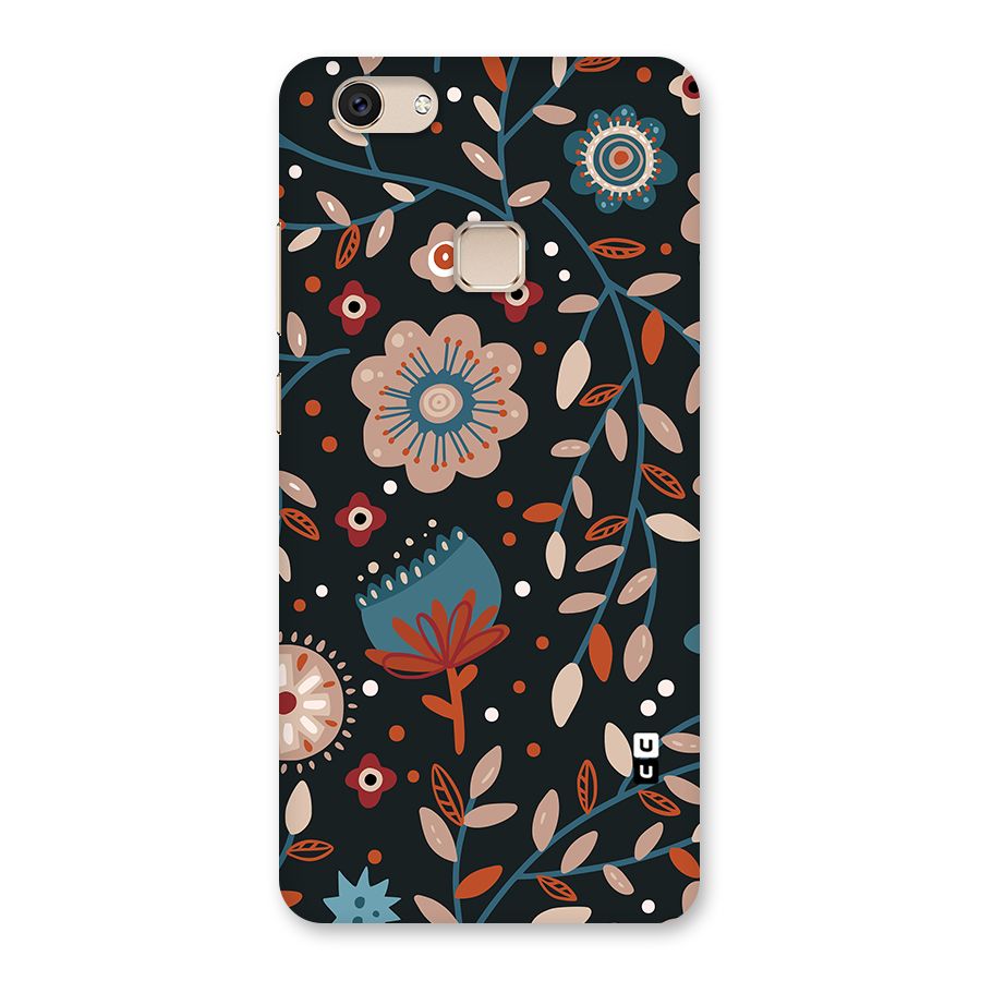 Nordic Arts Flowery Space Back Case for Vivo V7