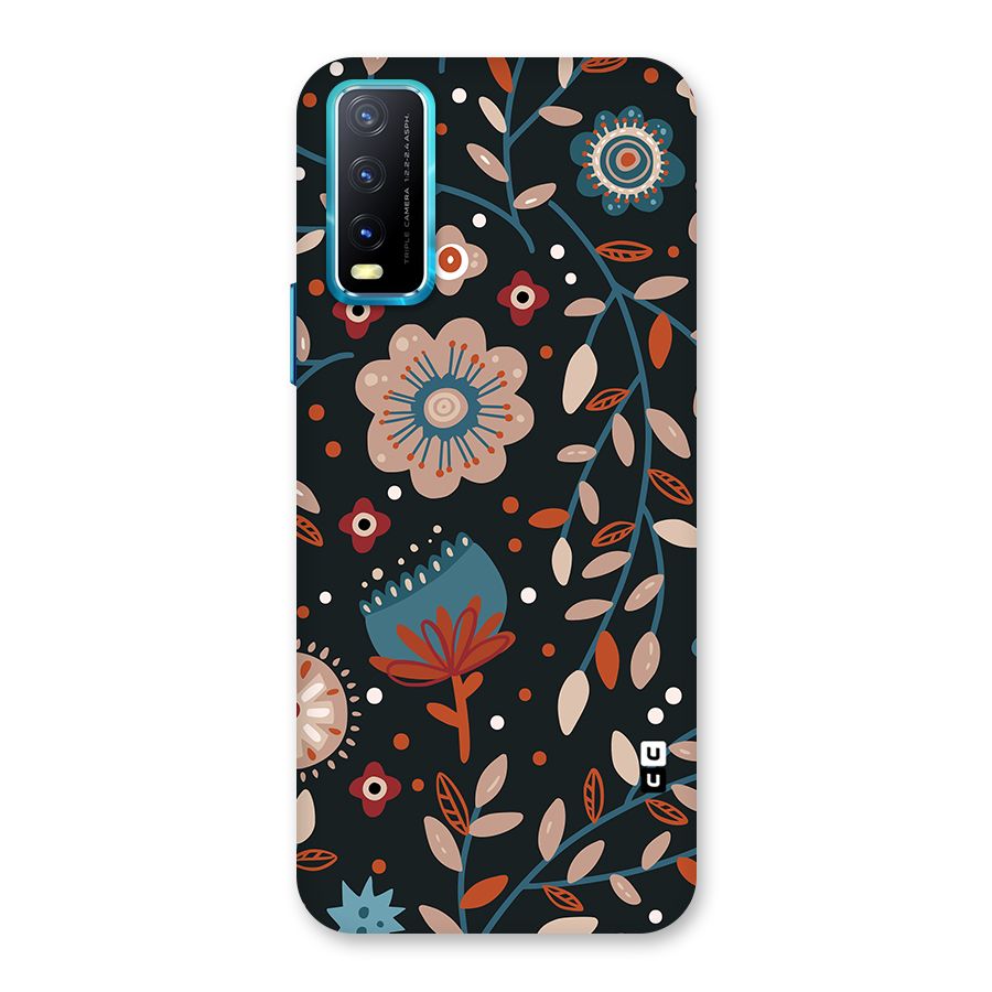 Nordic Arts Flowery Space Back Case for Vivo Y20A