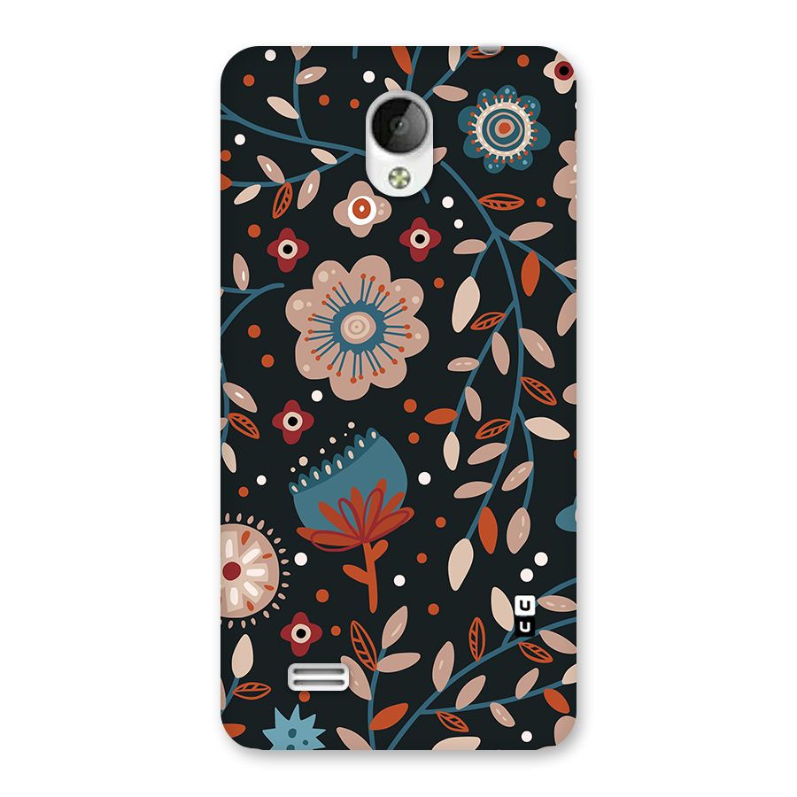 Nordic Arts Flowery Space Back Case for Vivo Y21