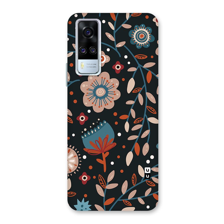 Nordic Arts Flowery Space Back Case for Vivo Y31