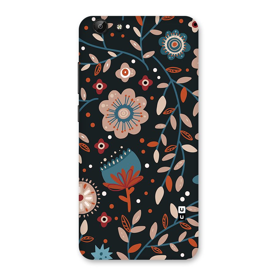 Nordic Arts Flowery Space Back Case for Vivo Y69