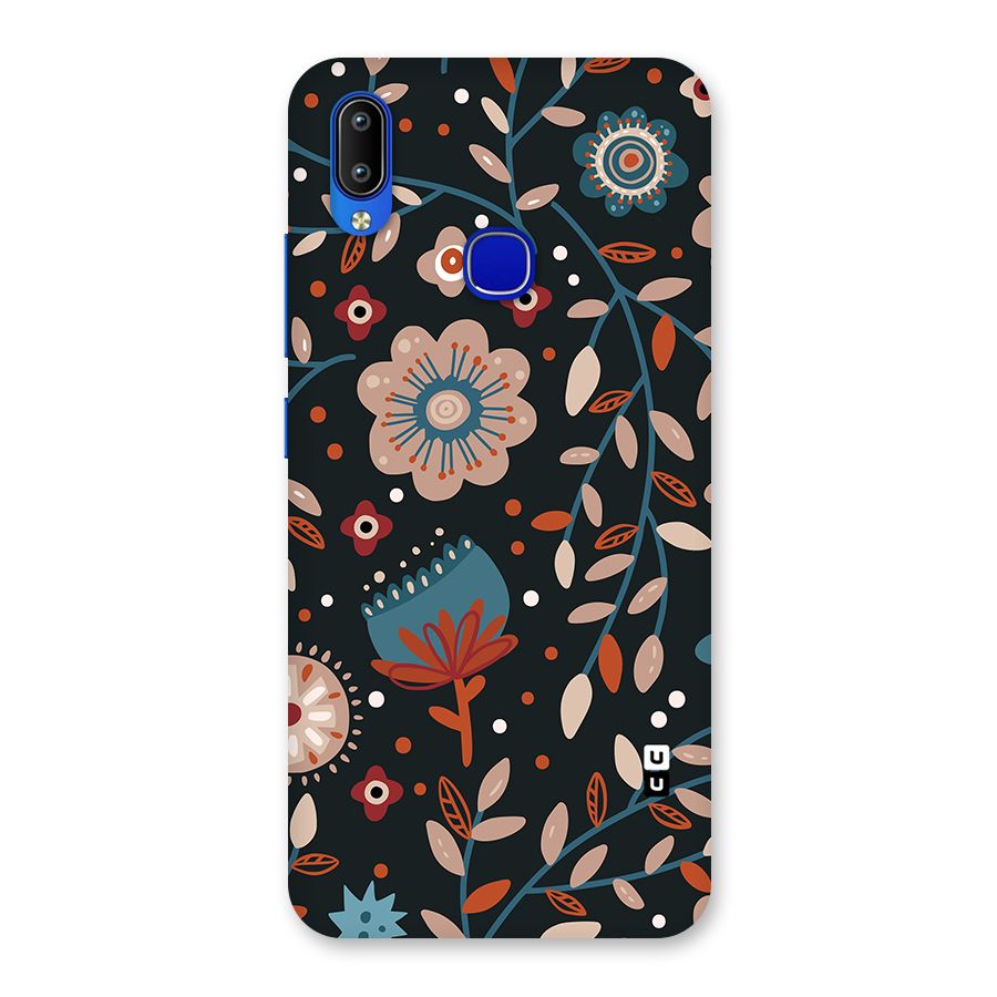 Nordic Arts Flowery Space Back Case for Vivo Y91